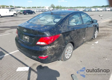 2016 Hyundai Accent Se z USA, uszkodzony, nr VIN KMHCT4AE4GU152514